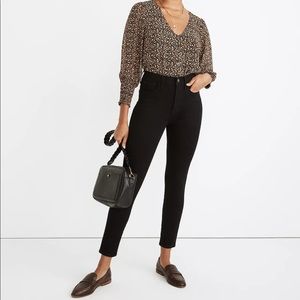 Madewell 10" High-Rise Roadtripper Jeggings in Corburn Wash